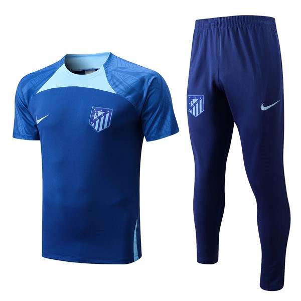 Maillot Atletico Madrid Ensemble Complet 2022-23 Bleu